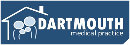 Dartmouth Medical Practice logo and homepage link